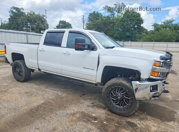 1GC1KSEG2KF178735 2019 CHEVROLET SILVERADO Белый Передняя правая четверть