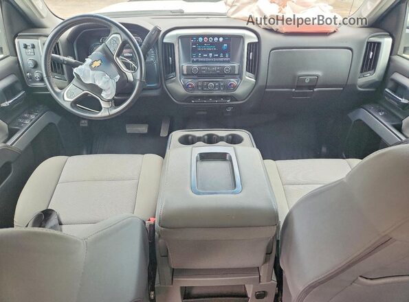1GC1KSEG2KF178735 2019 CHEVROLET SILVERADO Белый Вид панели приборов