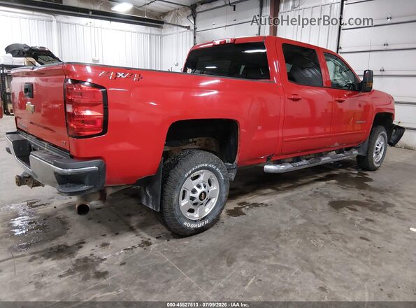 1GC1KSEG7KF160795 2019 CHEVROLET SILVERADO Красный Задняя правая четверть
