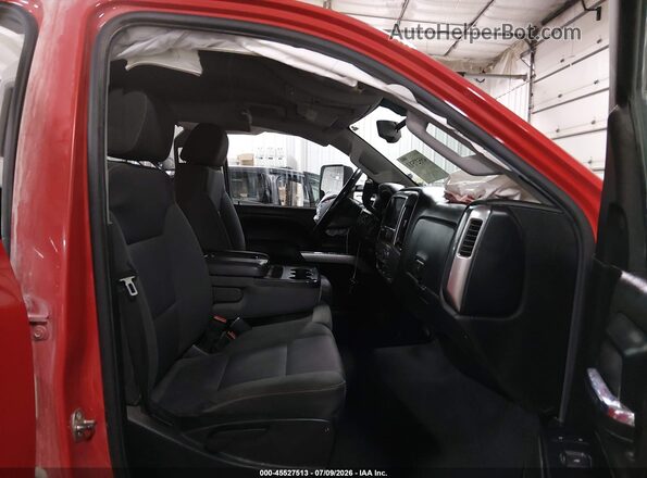 1GC1KSEG7KF160795 2019 CHEVROLET SILVERADO Красный Вид салона спереди