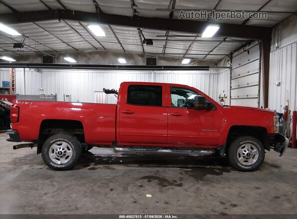 1GC1KSEG7KF160795 2019 CHEVROLET SILVERADO Красный Вид задней части салона