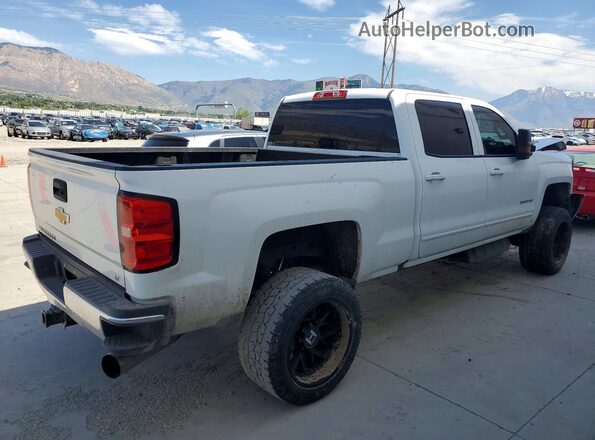 1GC1KSEY4KF246381 2019 CHEVROLET SILVERADO Белый Задняя правая четверть