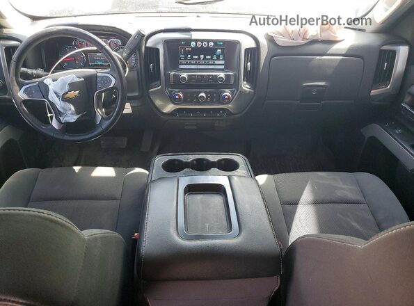 1GC1KSEY4KF246381 2019 CHEVROLET SILVERADO Белый Вид панели приборов