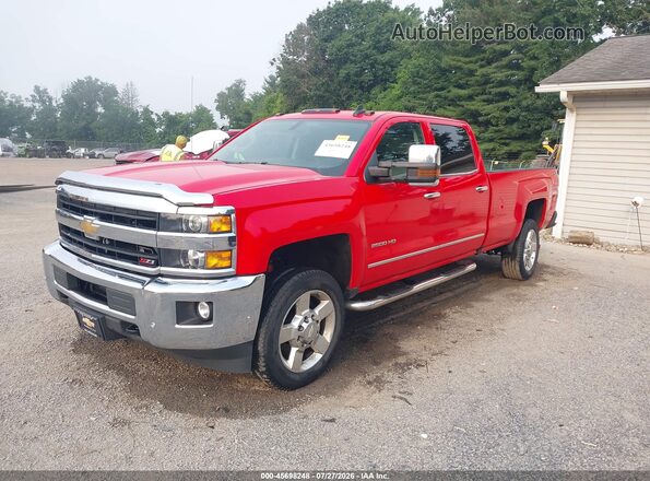 1GC1KTEG6KF112257 2019 CHEVROLET SILVERADO Красный Передняя левая четверть