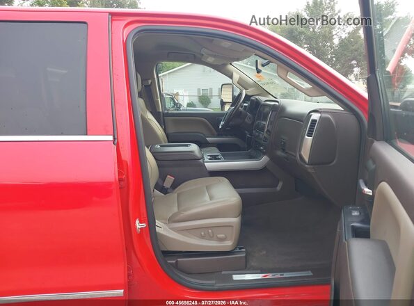 1GC1KTEG6KF112257 2019 CHEVROLET SILVERADO Красный Вид салона спереди