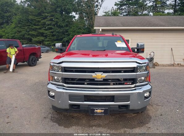 1GC1KTEG6KF112257 2019 CHEVROLET SILVERADO Красный Вид задней части салона