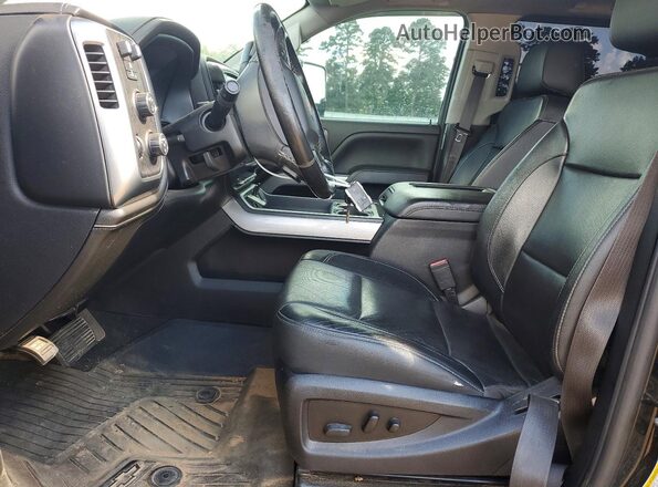 1GC1KTEY6KF181586 2019 CHEVROLET SILVERADO Black Вид салону спереду