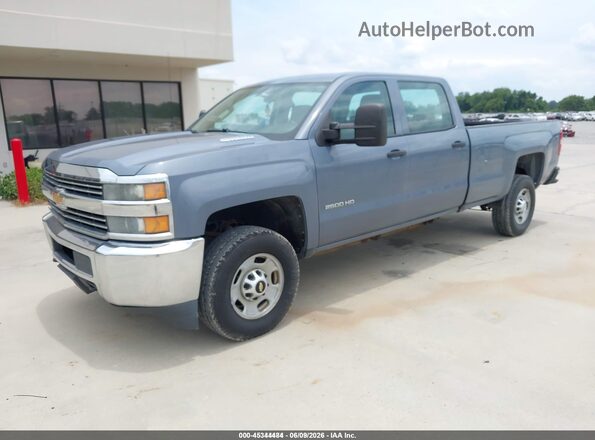 1GC1KUE8XGF187873 2016 CHEVROLET SILVERADO Light Blue წინა მარცხენა ხედი სამი მეოთხედიდან