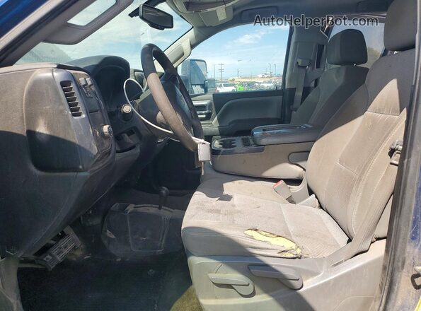 1GC1KUE8XGF271496 2016 CHEVROLET SILVERADO Синий Вид салона спереди
