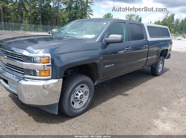 1GC1KUEG0HF186434 2017 CHEVROLET SILVERADO Gray Przód lewy