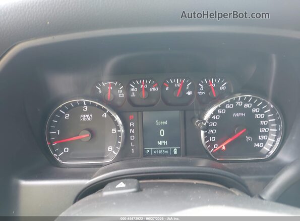 1GC1KUEG0HF186434 2017 CHEVROLET SILVERADO Gray Widok tylnych siedzeń