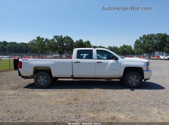 1GC1KUEG0JF111013 2018 CHEVROLET SILVERADO White Vista interior trasera