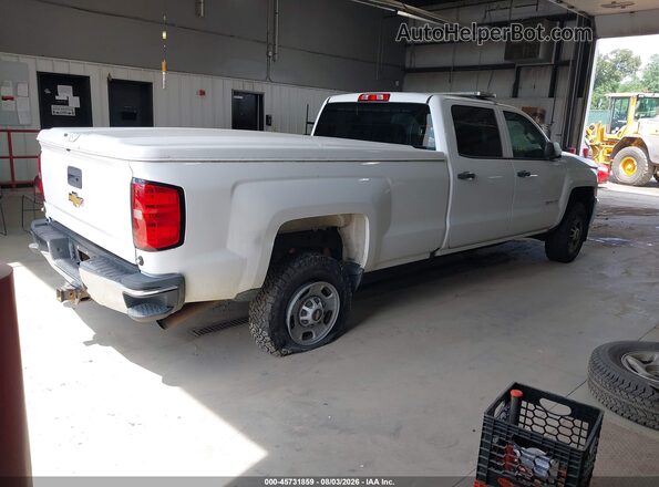 1GC1KUEG0JF171390 2018 CHEVROLET SILVERADO Белый Задняя правая четверть