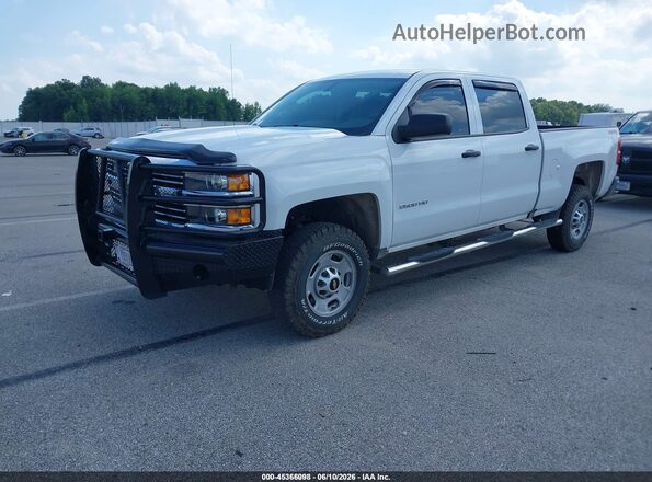 1GC1KUEG0JF239283 2018 CHEVROLET SILVERADO White წინა მარცხენა ხედი სამი მეოთხედიდან