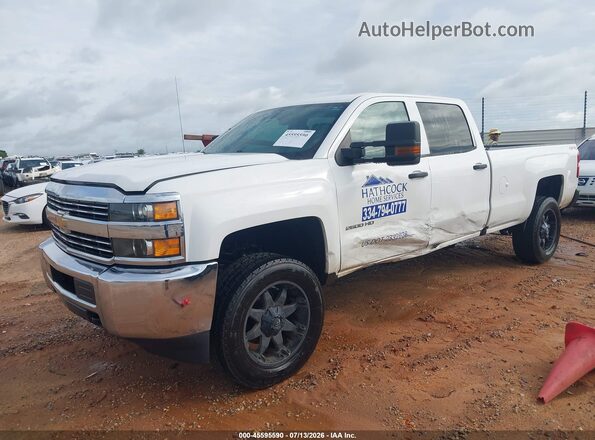 1GC1KUEG2GF257079 2016 CHEVROLET SILVERADO Белый Передняя левая четверть