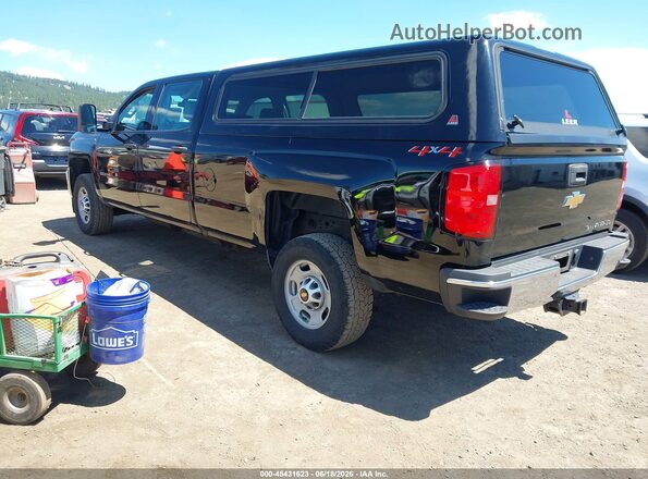 1GC1KUEG2JF217236 2018 CHEVROLET SILVERADO Black Հետևի ձախ