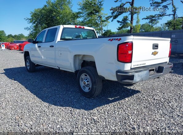 1GC1KUEG2JF233792 2018 CHEVROLET SILVERADO White Trasero izquierdo