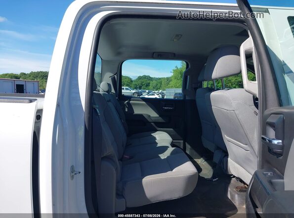 1GC1KUEG2JF233792 2018 CHEVROLET SILVERADO White Vista de la etiqueta del VIN