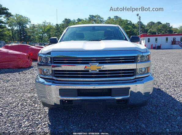 1GC1KUEG2JF233792 2018 CHEVROLET SILVERADO White Vista del cuadro de instrumentos