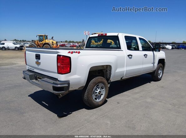 1GC1KUEG5JF258394 2018 CHEVROLET SILVERADO White უკანა მარჯვენა