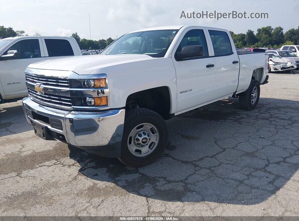 1GC1KUEG7JF239345 2018 CHEVROLET SILVERADO White Przód lewy