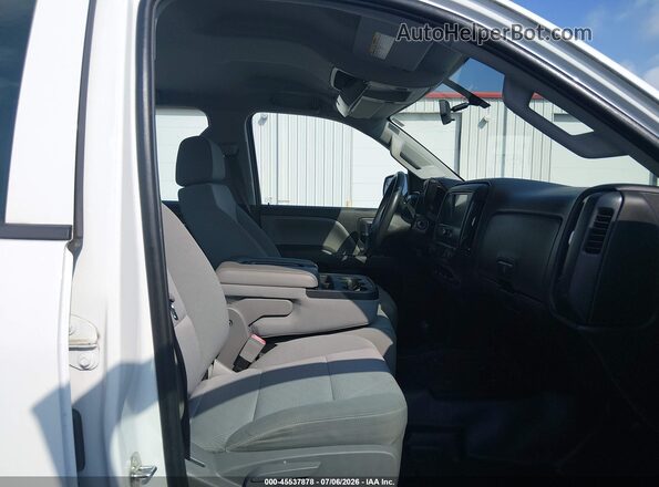 1GC1KUEG7JF239345 2018 CHEVROLET SILVERADO White Widok wnętrza z przodu