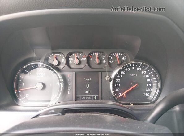 1GC1KUEG8JF237779 2018 CHEVROLET SILVERADO Dark Blue Widok tylnych siedzeń