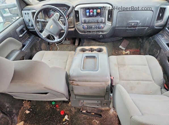 1GC1KVE80GF235242 2016 CHEVROLET SILVERADO White Widok deski rozdzielczej