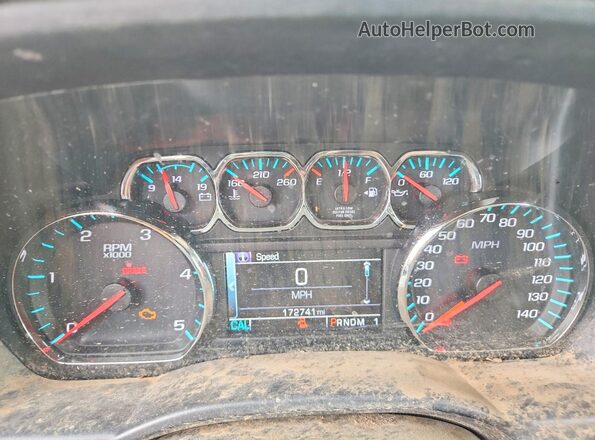 1GC1KVE80GF235242 2016 CHEVROLET SILVERADO White Widok zestawu wskaźników
