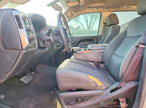 1GC1KVE83GF108064 2016 CHEVROLET SILVERADO Серебряный Вид салона спереди