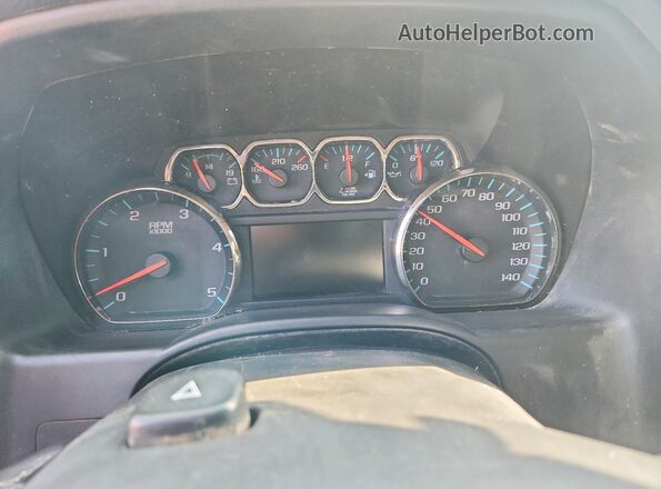 1GC1KVE83GF108064 2016 CHEVROLET SILVERADO Серебряный Вид щитка приборов