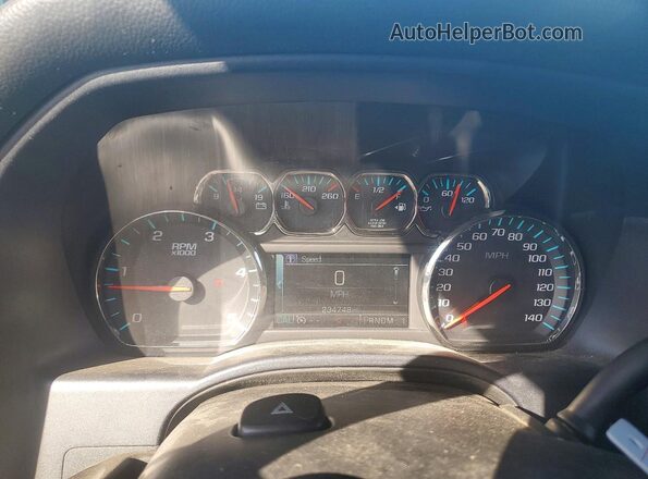 1GC1KVE84GF115427 2016 CHEVROLET SILVERADO White Вид щитка приладів