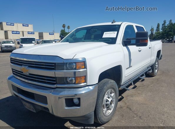 1GC1KVEG2JF223110 2018 CHEVROLET SILVERADO Белый Передняя левая четверть
