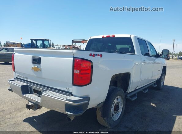 1GC1KVEG2JF223110 2018 CHEVROLET SILVERADO Белый Задняя правая четверть
