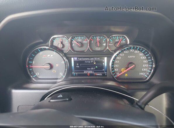 1GC1KVEY4HF247217 2017 CHEVROLET SILVERADO Серебряный Вид задних сидений