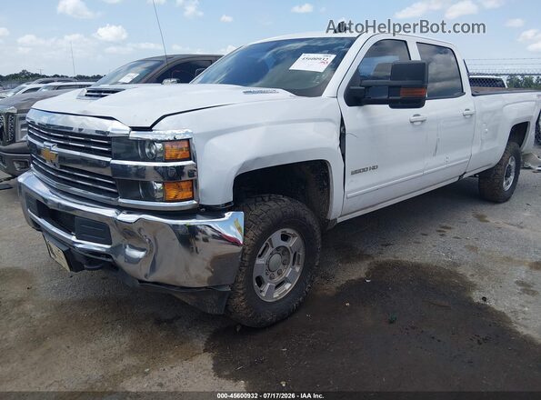 1GC1KVEYXHF214948 2017 CHEVROLET SILVERADO Белый Передняя левая четверть