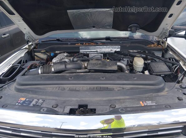 1GC1KVEYXHF214948 2017 CHEVROLET SILVERADO Белый Вид подкапотного пространства