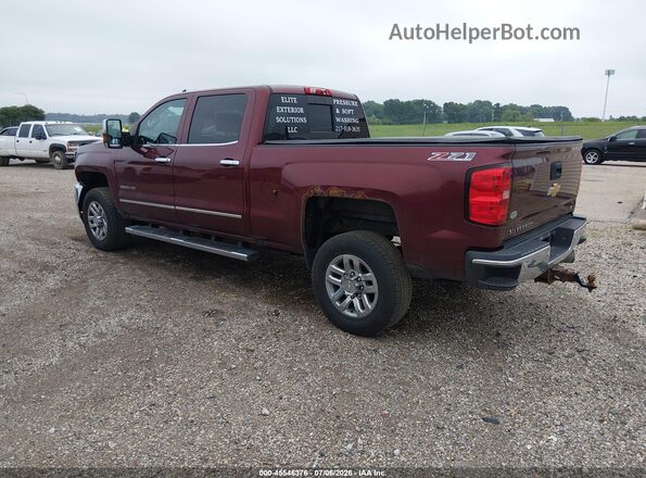 1GC1KWE87GF169200 2016 CHEVROLET SILVERADO Maroon უკანა მარცხენა