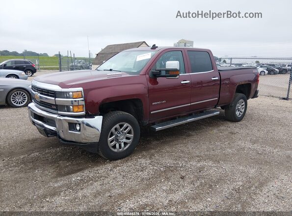 1GC1KWE87GF169200 2016 CHEVROLET SILVERADO Maroon წინა მარცხენა ხედი სამი მეოთხედიდან