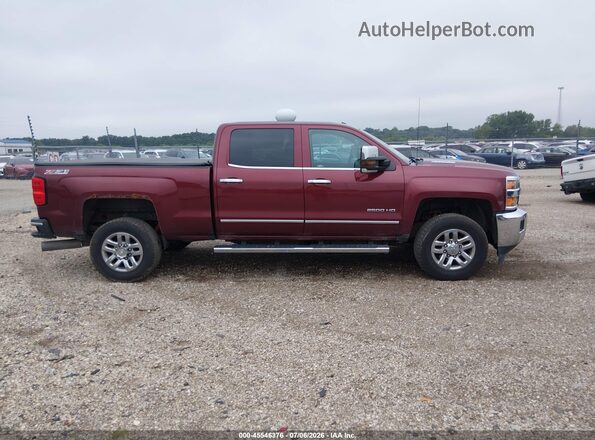 1GC1KWE87GF169200 2016 CHEVROLET SILVERADO Maroon უკანა სალონის ხედი