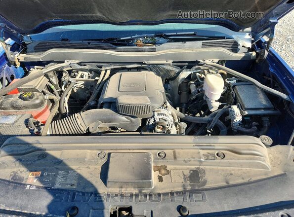 1GC1KWEG8GF250195 2016 CHEVROLET SILVERADO Blue Vista interior trasera
