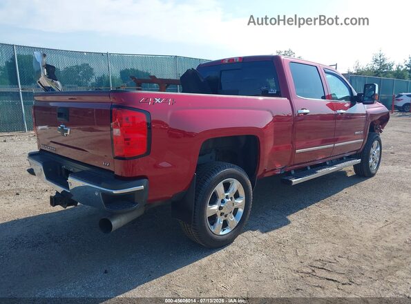 1GC1KWEY0JF238753 2018 CHEVROLET SILVERADO Красный Задняя правая четверть