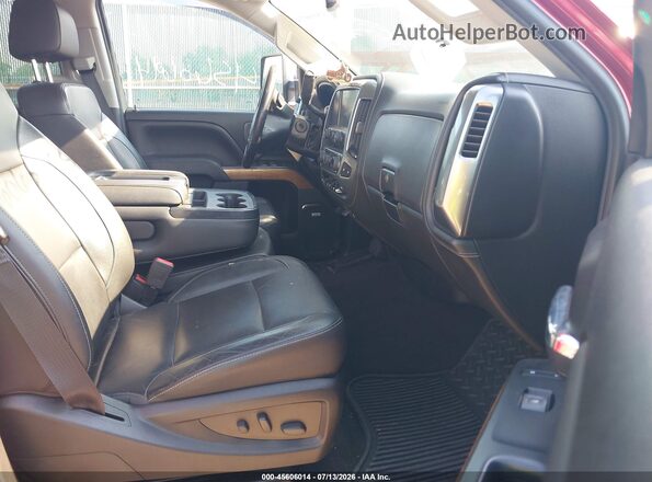 1GC1KWEY0JF238753 2018 CHEVROLET SILVERADO Красный Вид салона спереди
