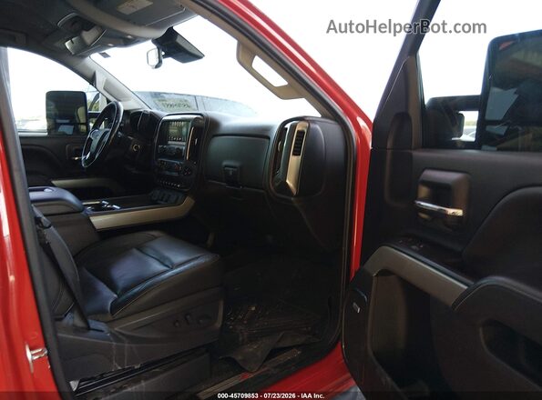 1GC1KWEY0JF263572 2018 CHEVROLET SILVERADO Red Սալոնի դիմացի տեսք