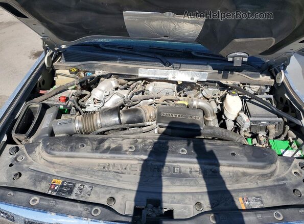 1GC1KWEY6JF263317 2018 CHEVROLET SILVERADO Silver Rear interior view