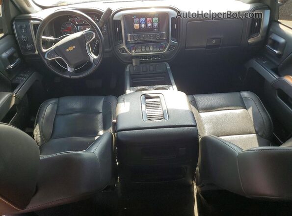 1GC1KWEY6JF263317 2018 CHEVROLET SILVERADO Silver Dashboard view
