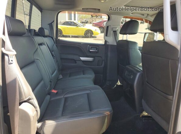 1GC1KWEY6JF263317 2018 CHEVROLET SILVERADO Silver Rear seats view