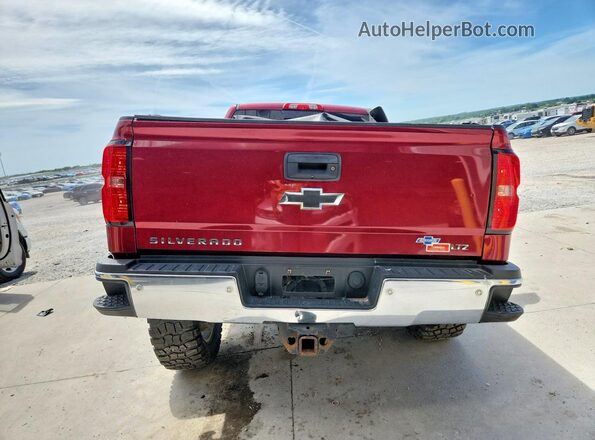 1GC1KWEY7JF246199 2018 CHEVROLET SILVERADO Red Вид ззаду