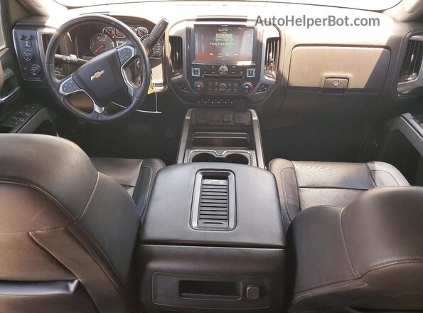 1GC1KWEY8HF111176 2017 CHEVROLET SILVERADO Black Widok deski rozdzielczej
