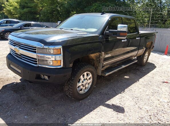 1GC1KXE82GF146428 2016 CHEVROLET SILVERADO Черный Передняя левая четверть